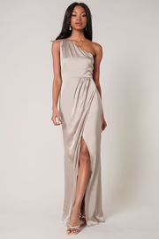 Prestige One Shoulder Asymmetrical Maxi Dress | Sugarlips