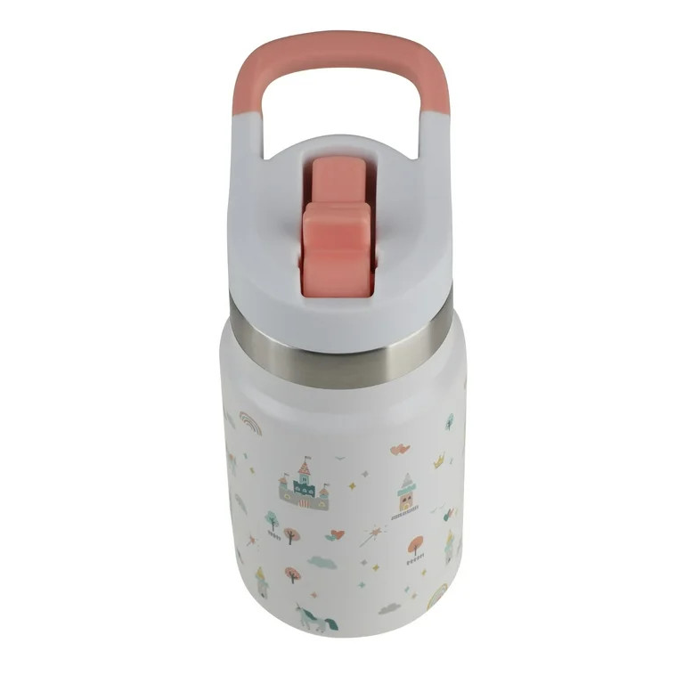 Ozark Trail 12 oz Double Wall Stainless Steel Kid's Bottle, Castle print | Walmart (US)