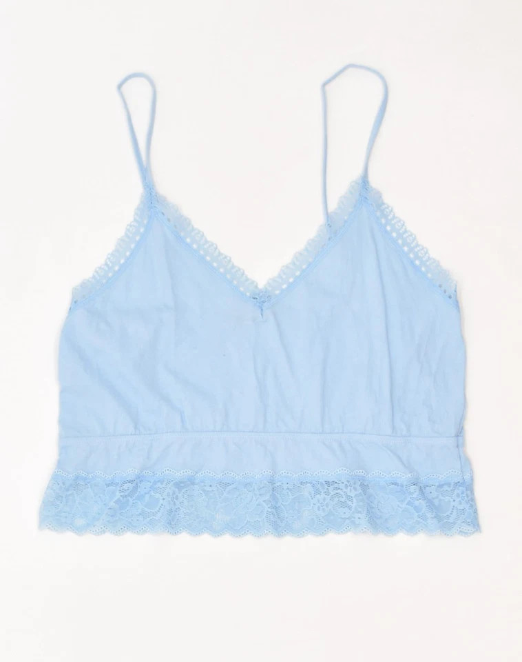 TEZENIS Womens Crop Top UK 10 Small Blue XA06 | eBay UK