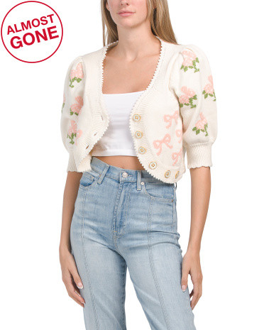 Malibu Crop Cardigan | TJ Maxx