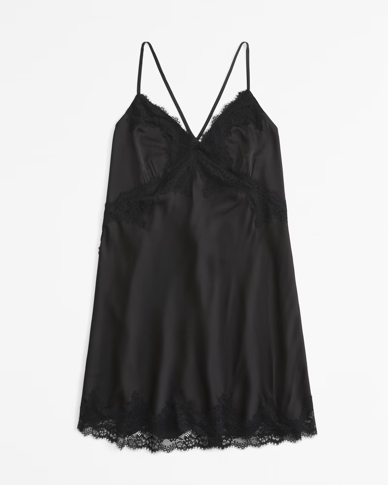 Lace and Satin Nightie | Abercrombie & Fitch (US)