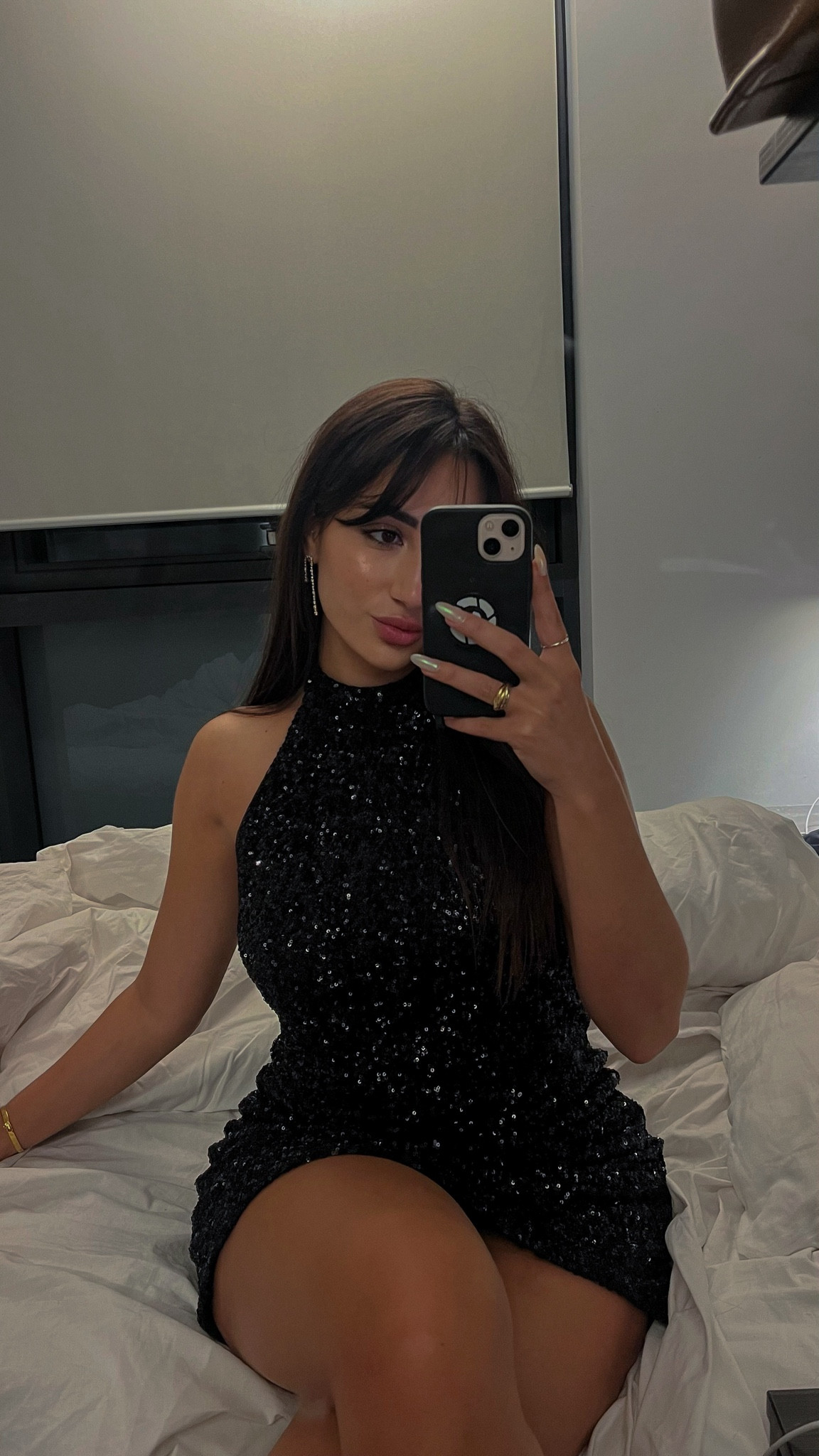 NYE outfit 🖤

outfit inspiration, black sequin dress, Mango, halter dress, Astrid & Miyu, drop earrings. 

#LTKeurope #LTKfindsunder50 #LTKparties