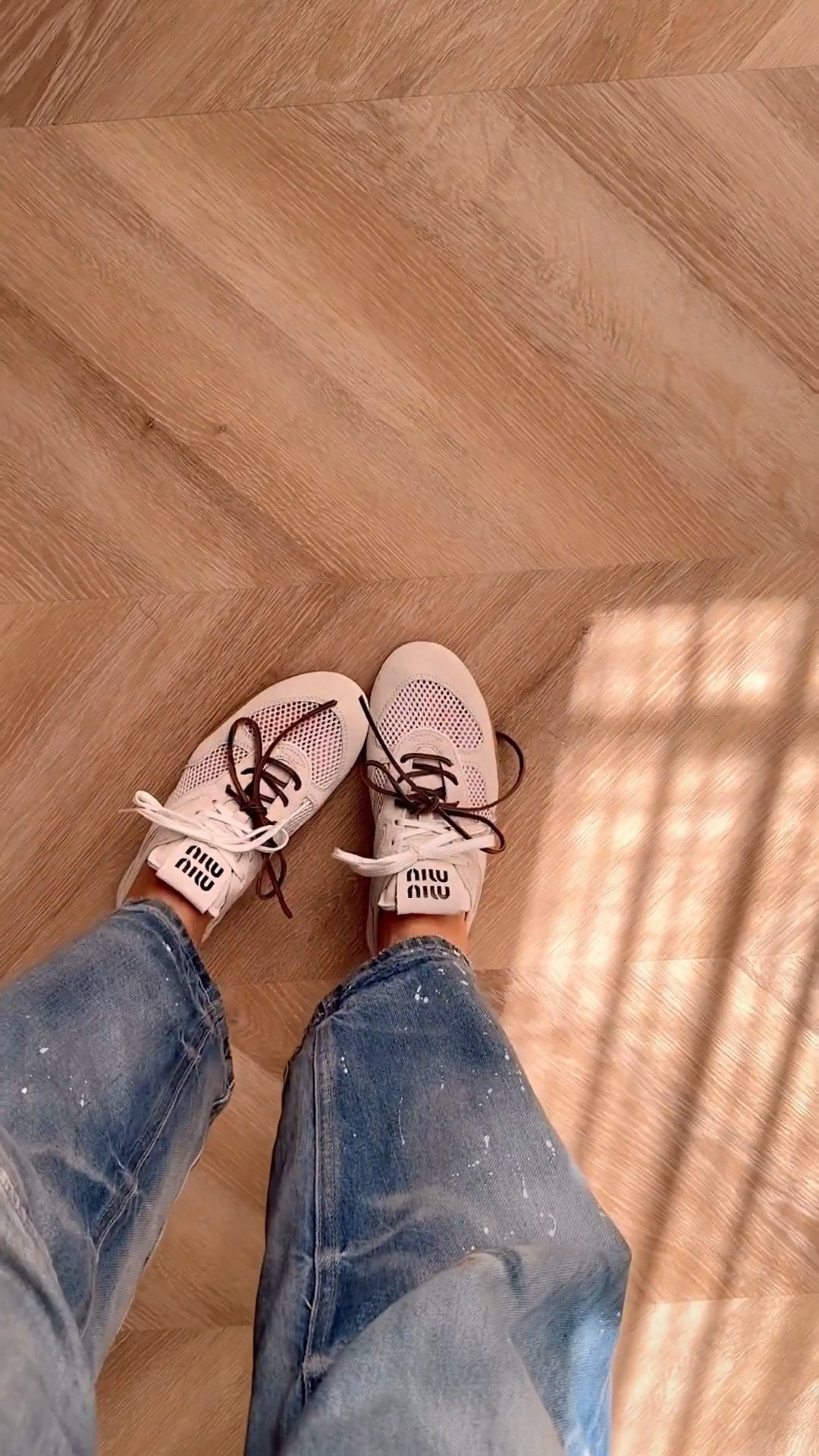 Size up half! Obsessed! 🔥
Designer sneakers for 2026! 

Sneakers. Miu miu 


#LTKActive #LTKgrwm #LTKootd