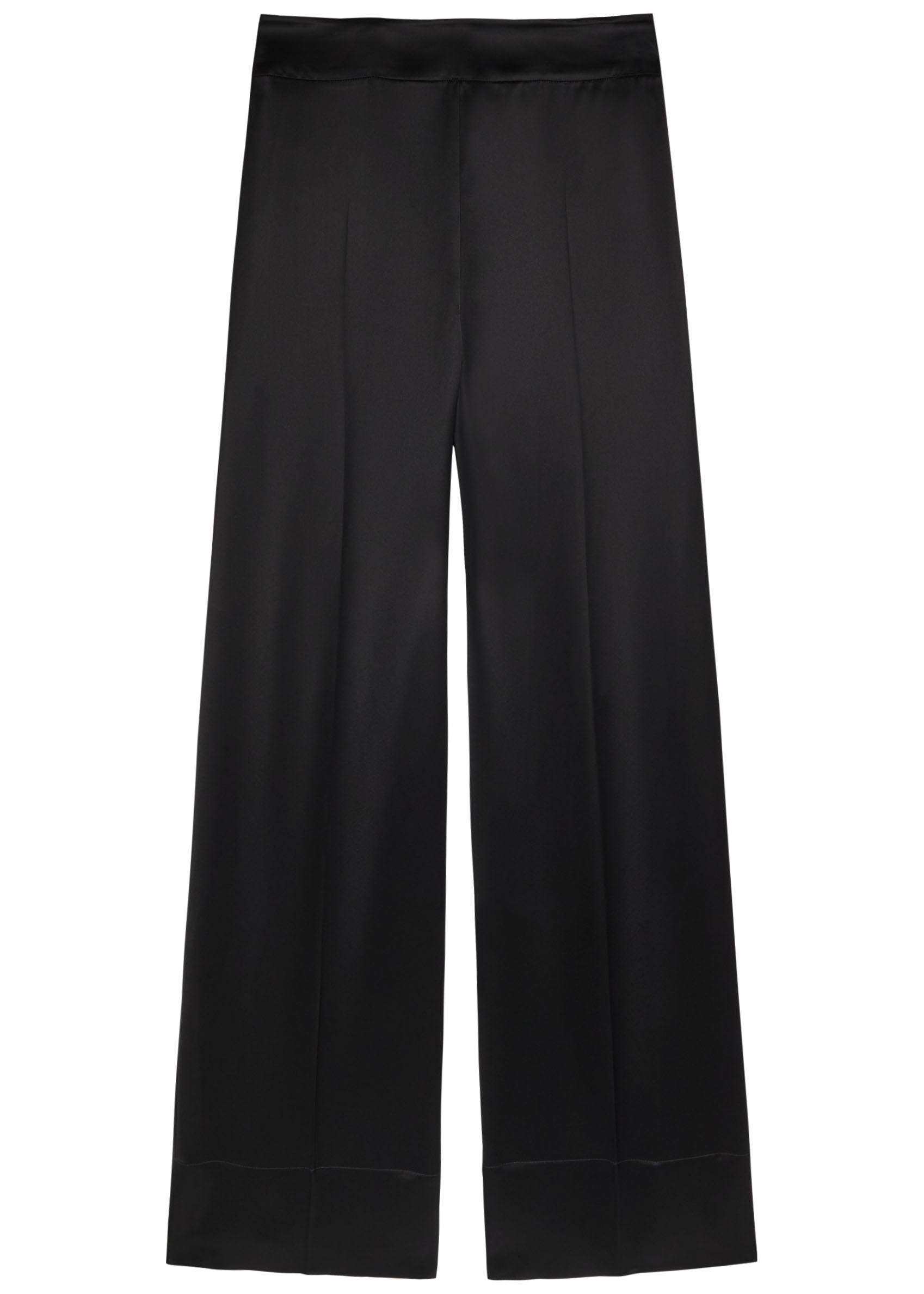 Dijon straight-leg satin trousers | Harvey Nichols