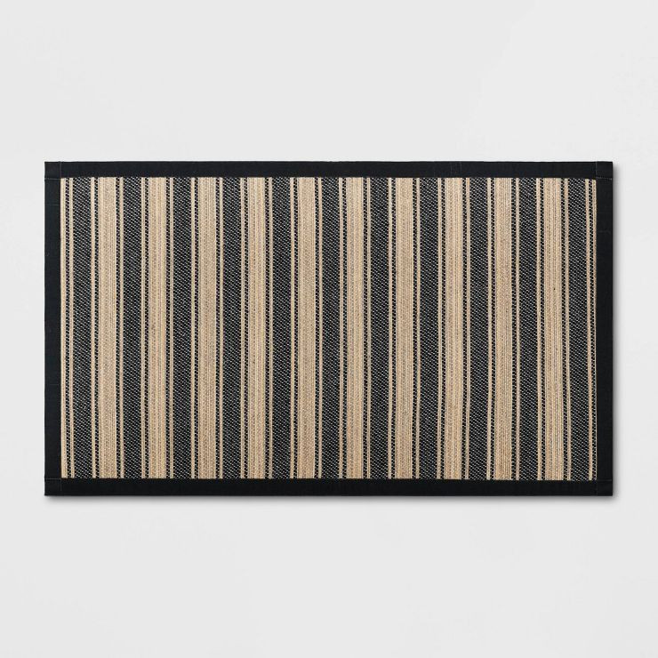 Vintage Striped Rug Black/Brown - Threshold™ | Target