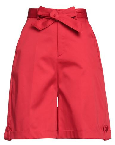 Cristinaeffe Woman Shorts & Bermuda Shorts Red Size 4 Cotton, Elastane | YOOX (US)