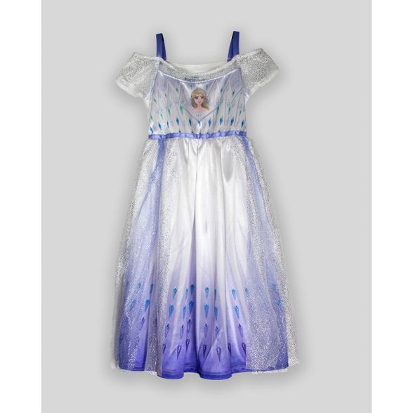Toddler Girls' Elsa Fantasy NightGown - White | Target