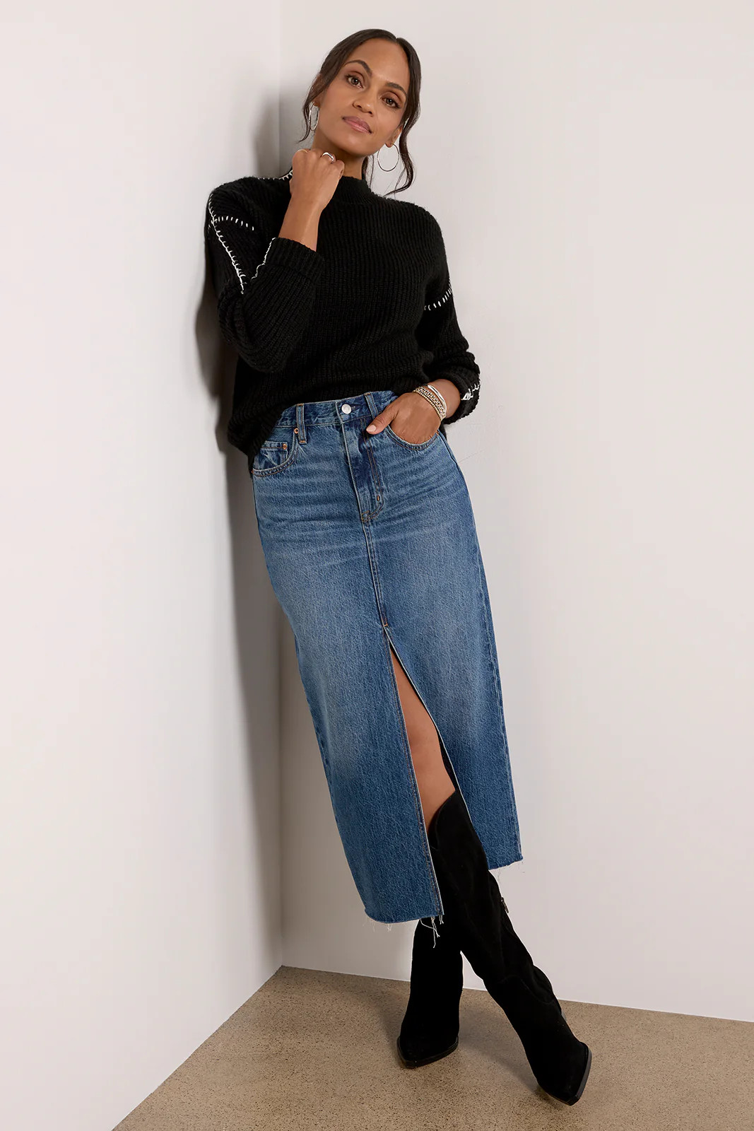 Alice Midi Skirt | Evereve