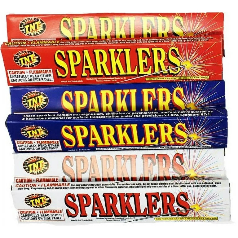 Sparklers, TNT Fireworks, Gold Sparklers | Walmart (US)