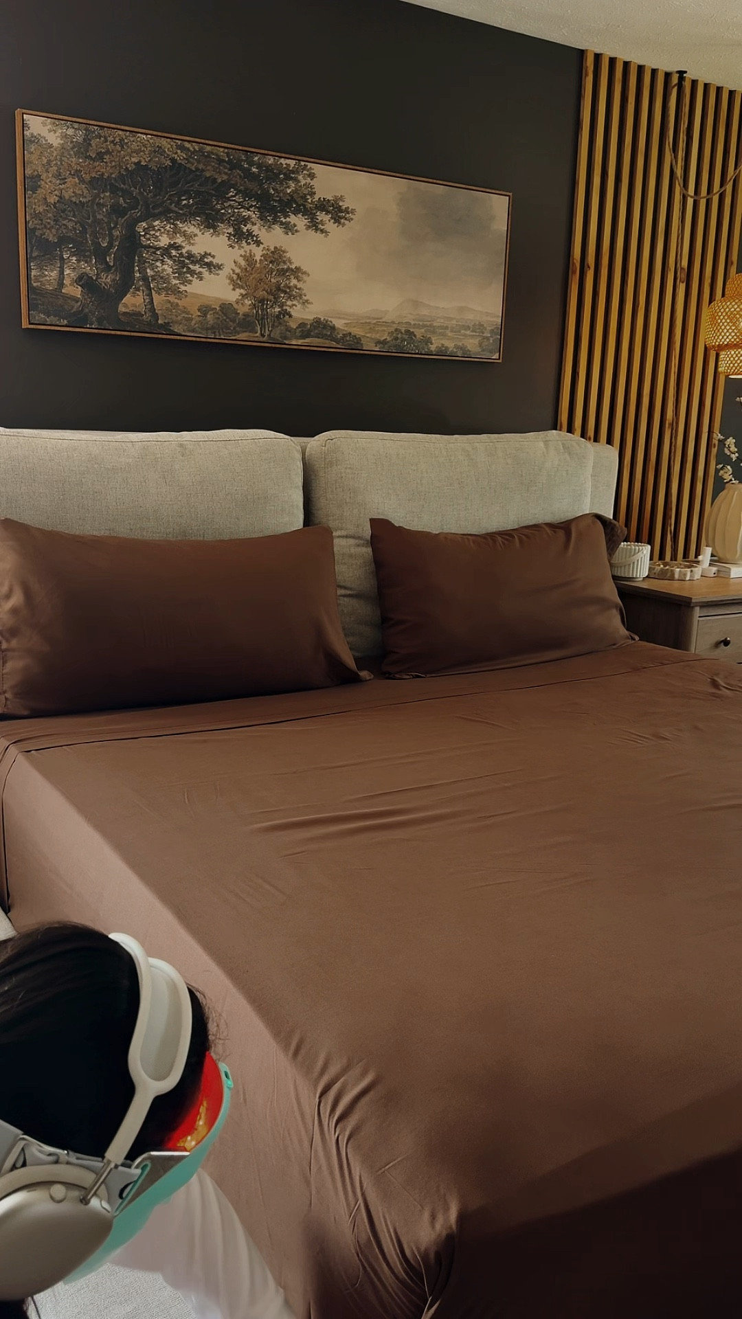 Brown bedding 

#LTKHome