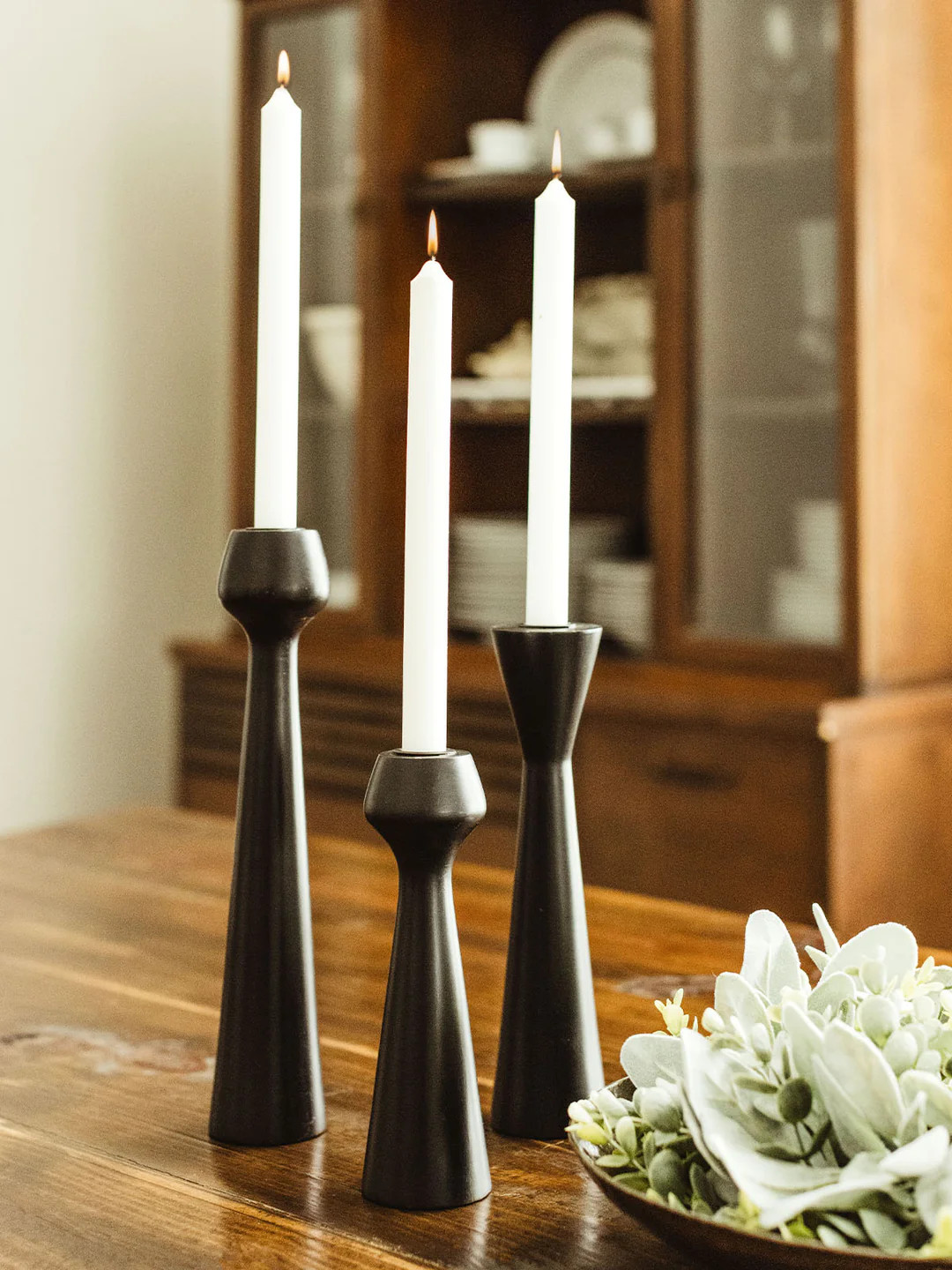 Katiera Wooden Candle Holder Set | Joffa Marketplace