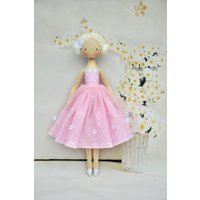 Ballerina Doll, Dancing Girl Textile Doll, Decorative Doll Cotton, Rag | Etsy (US)