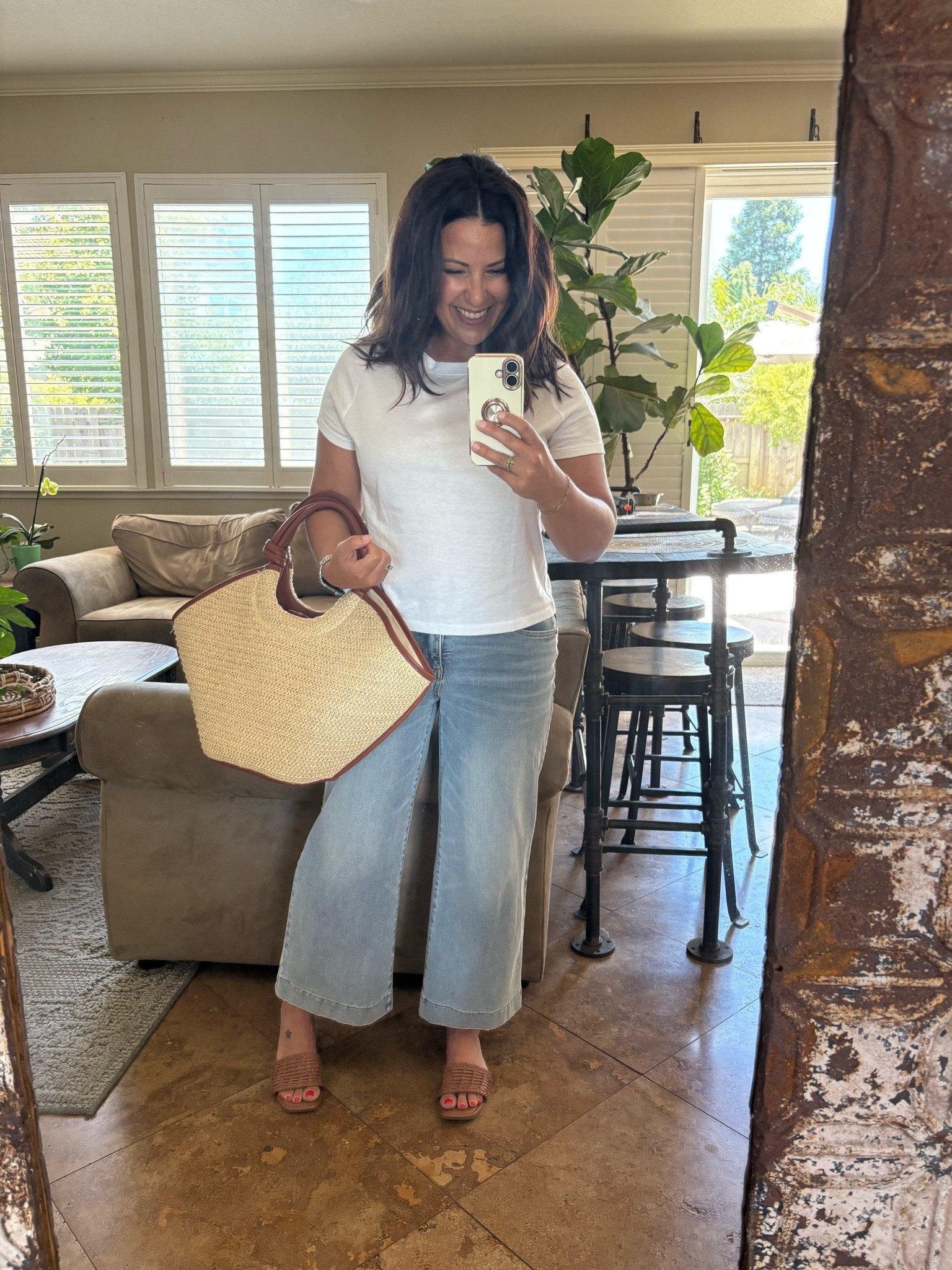 Classic summer basics that look so much more expensive than they are 🤍

✔️ Cropped tee under $6 (wearing a small)
✔️ Light wash wide-leg jeans under $50 (wearing a size 4)
✔️ Neutral accessories you’ll wear on repeat

Easy, comfortable, and perfect for everything from errands to casual dinners.

#LTKStyle #LTKUnder50 #AffordableFashion #SummerStyle #CasualChic #PetiteStyle #Over40Style #EverydayOutfit #WideLegJeans #AmazonFashion

#LTKmomlife #LTKOver40 #LTKPetite