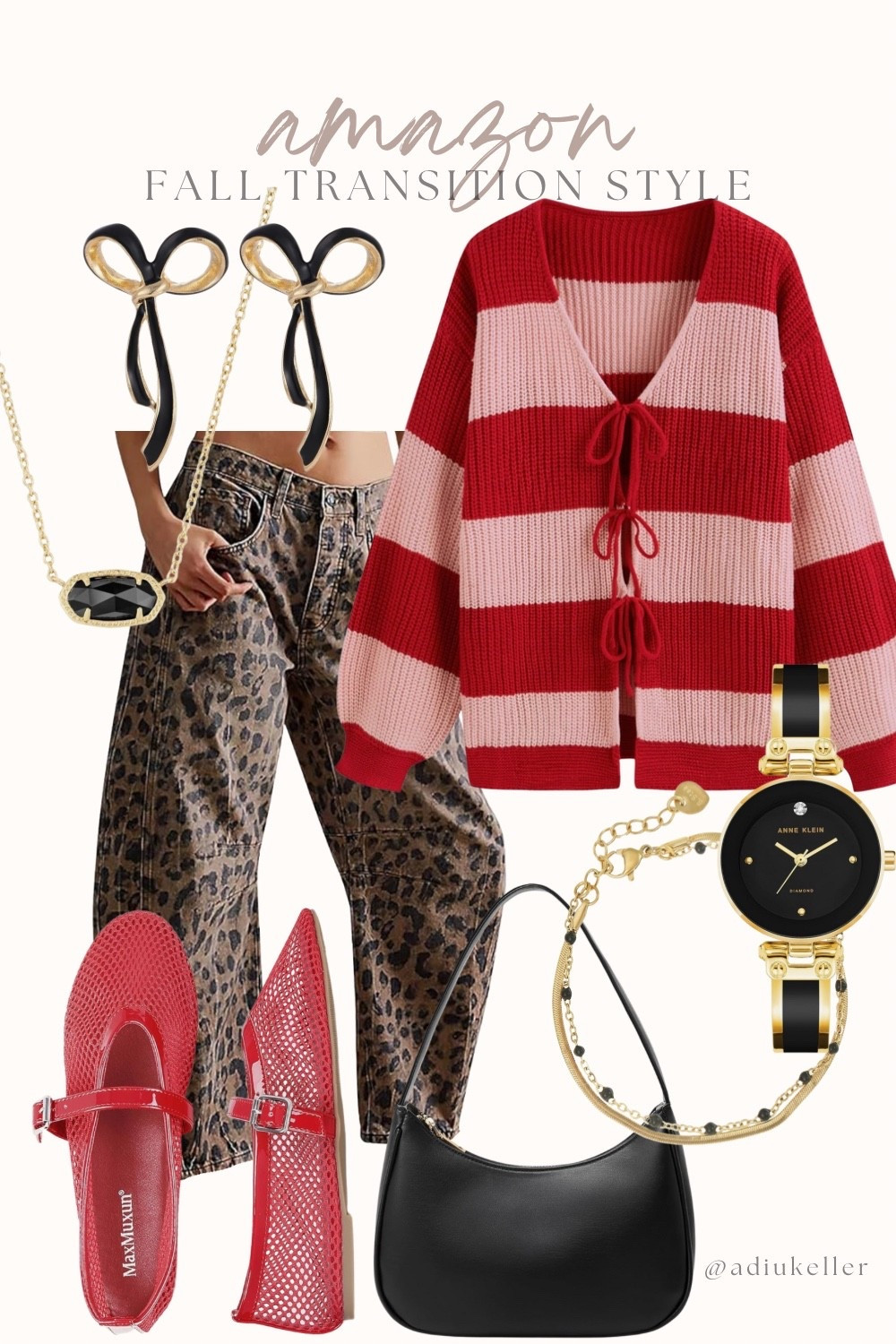 I am LOVING the red with the leopard print 😍 Bold stripes + leopard print = the perfect fall transition look. Shop the full outfit here!

#LTKFindsUnder100 #LTKSeasonal #LTKStyleTip