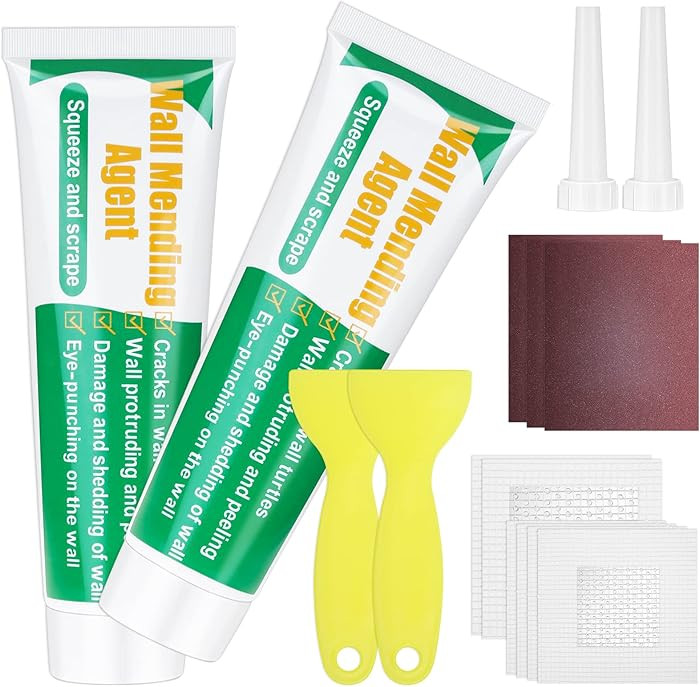 Drywall Repair Kit - Large Hole Patch, Wall Mending Agent with Scraper - Easy to Fill Holes for H... | Amazon (US)