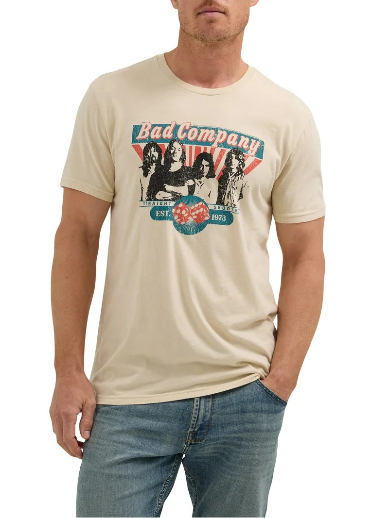 Wrangler® Men's Bad Company Graphic Band Tee, Sizes S-3XL | Walmart (US)