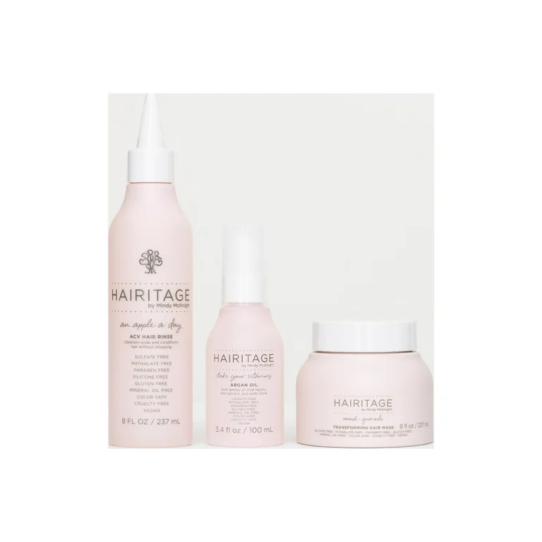 Hairitage Hair Oil with Argan and Avocado Oil for All Hair Types, 3.4 Oz​ | Walmart (US)