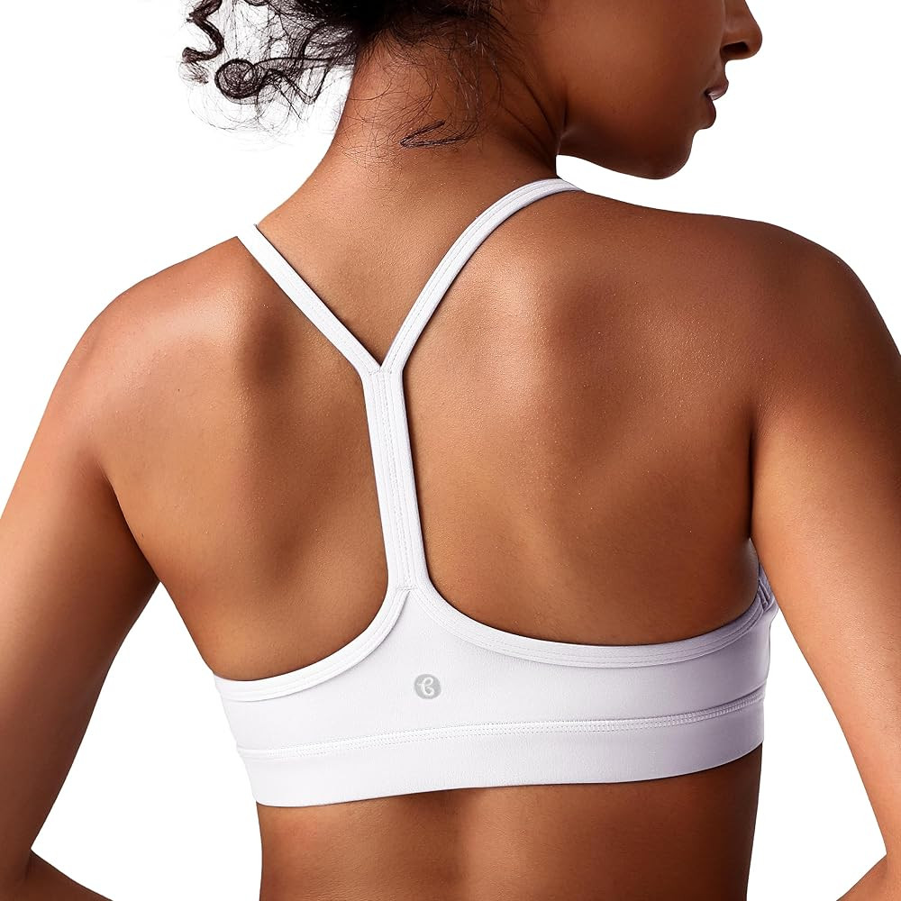 BAYDI Clouduxi Y Back Sports Bras for Women - Light Support Racerback Yoga Bra, A-C Cups | Amazon (US)