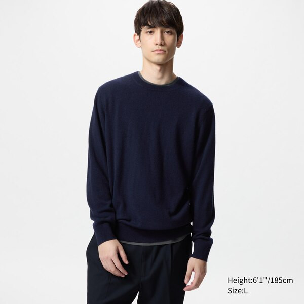 Cashmere Crew Neck Long-Sleeve Sweater | UNIQLO (US)