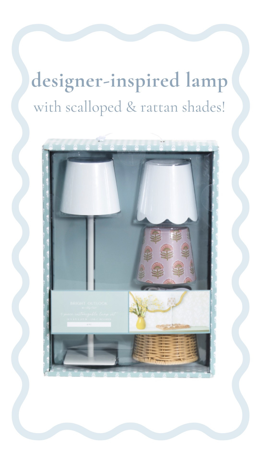 Soft, simple lighting that works anywhere — these rechargeable touch lights are the perfect way to add a little warm glow.  Plus it comes with  scalloped AND rattan shades! 😍

#LTKSummerEdit #LTKHome #LTKFindsUnder50