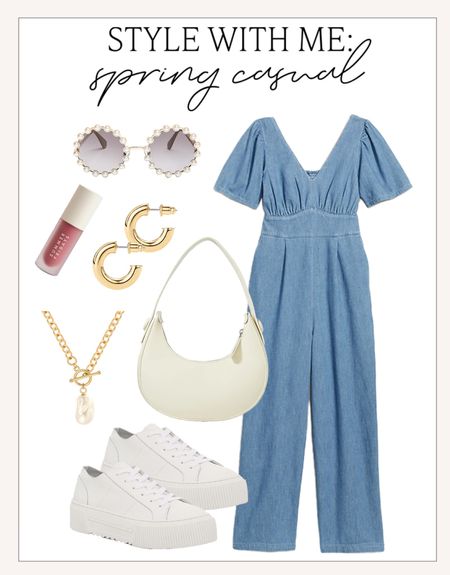 Casual spring outfit idea! Love this chambray jumpsuit! 

#springstyle



#LTKSeasonal #LTKstyletip #LTKfindsunder100