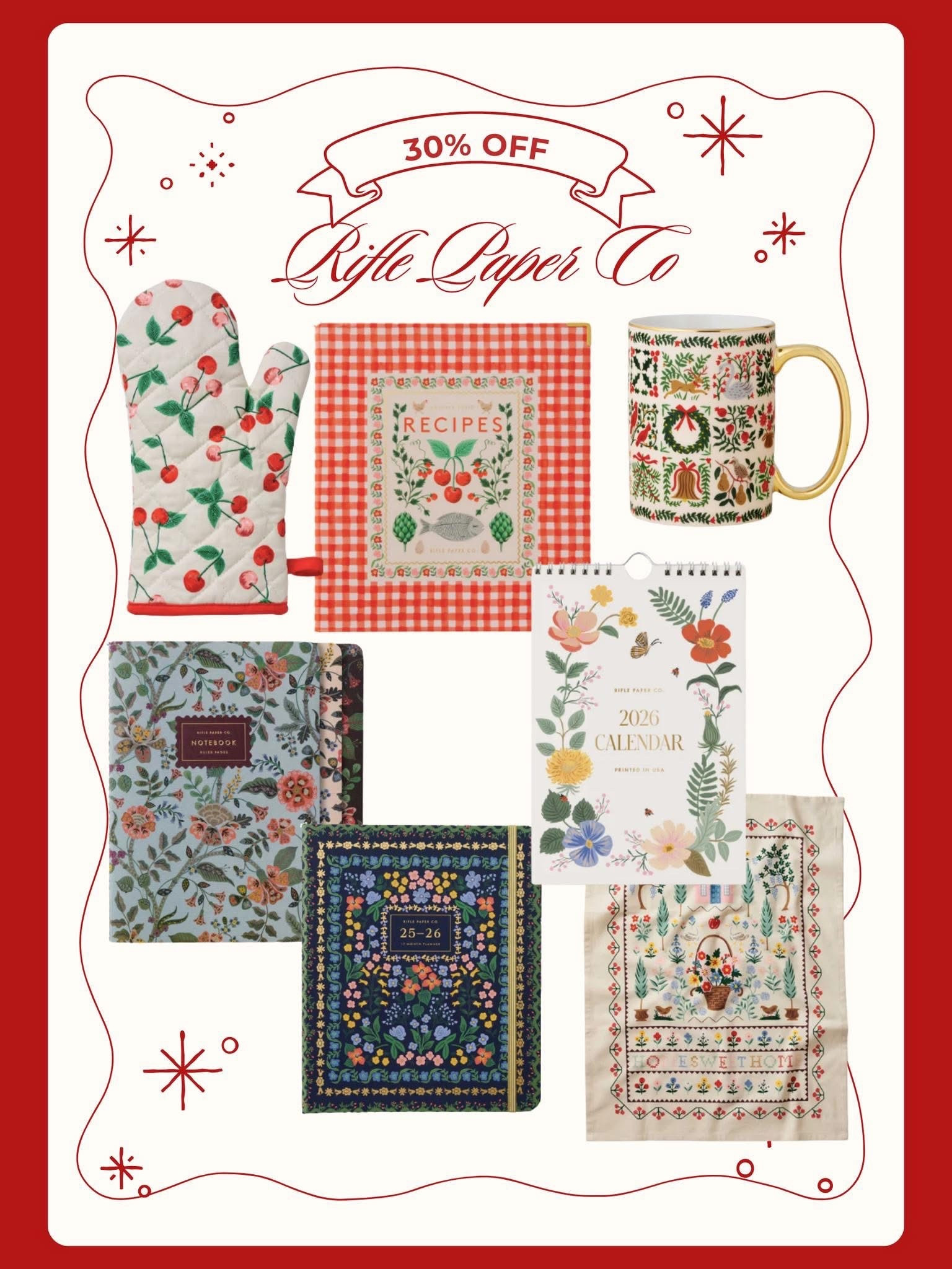 30% off Rifle Paper Co!! Many of these cutie items are on my personal wishlist this year- I just love all of their cute and whimsical designs! Perfectly giftable! 

#LTKHoliday #LTKGiftGuide #LTKSaleAlert