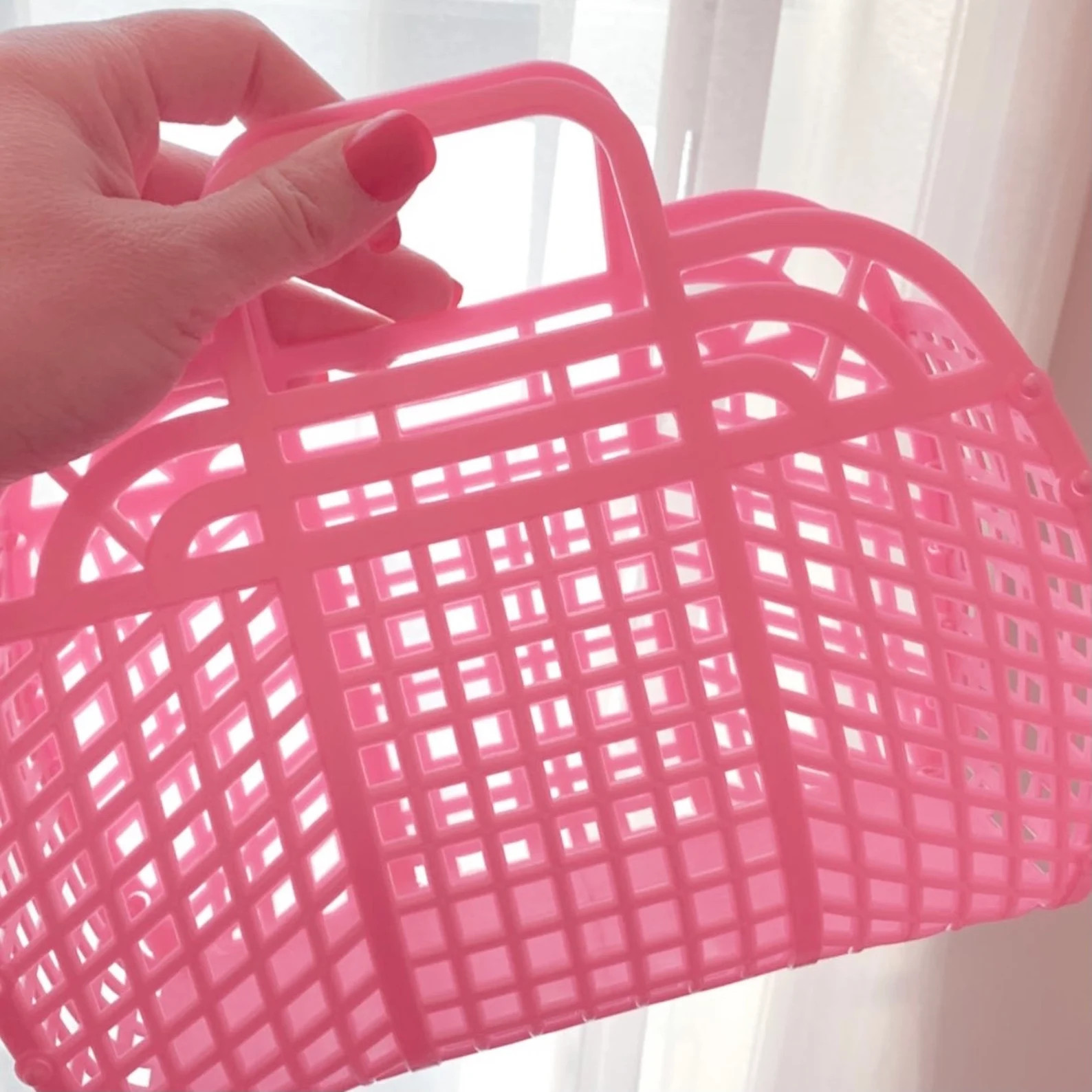 Plastic Jelly Bags, Easter Baskets Girl, Medium and Large, 80s Retro Style, Plastic Purse for Gir... | Etsy (US)