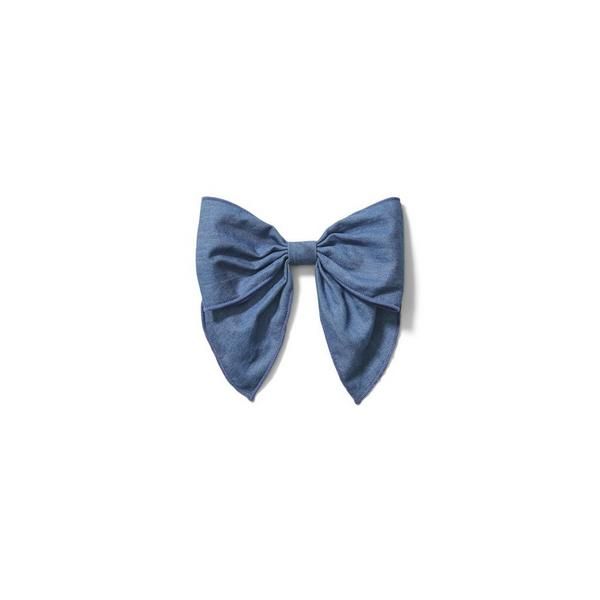 Chambray Bow Barrette | Janie and Jack