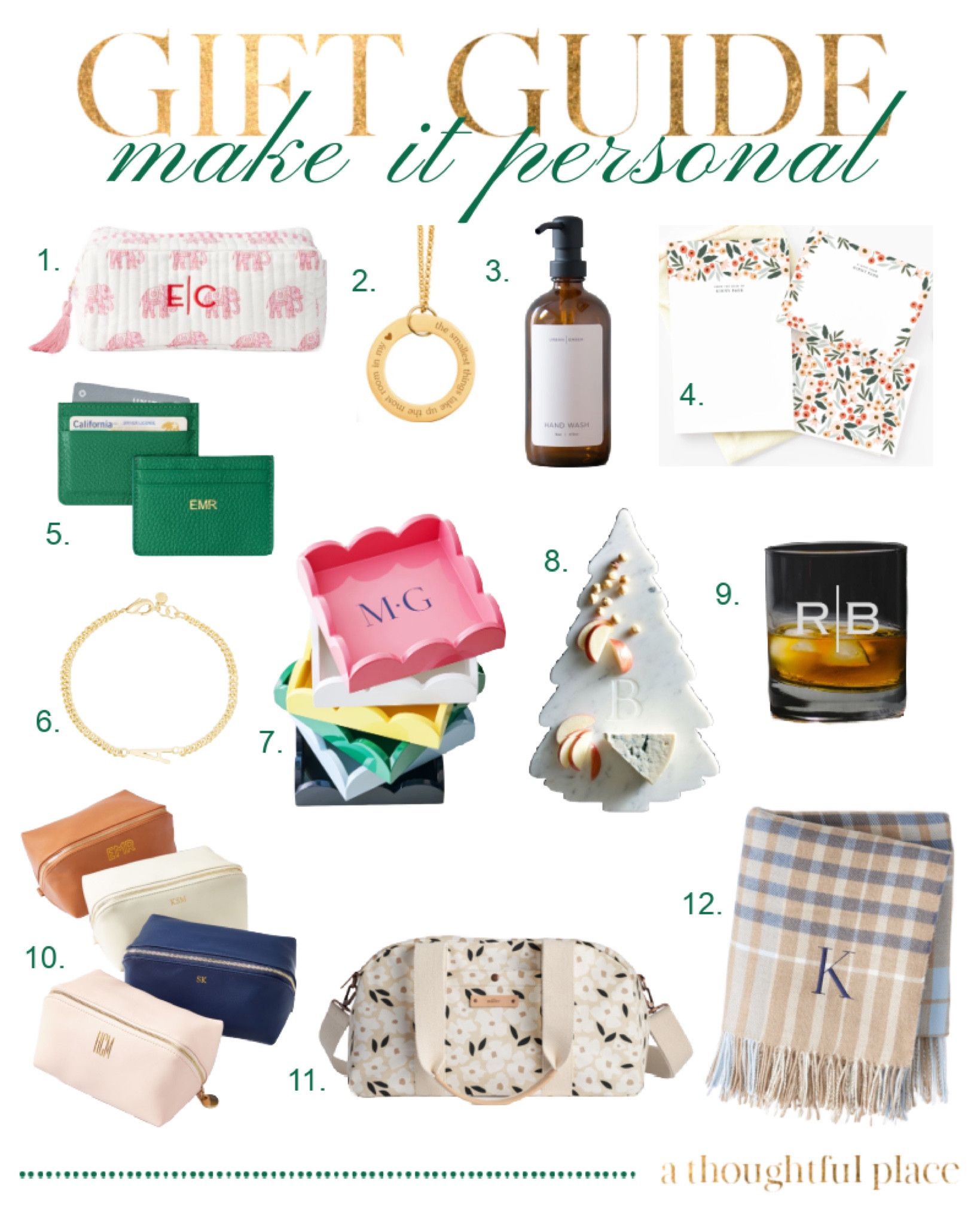 There is something so special about a personalized gift. Love these intentional ideas. 🎁
