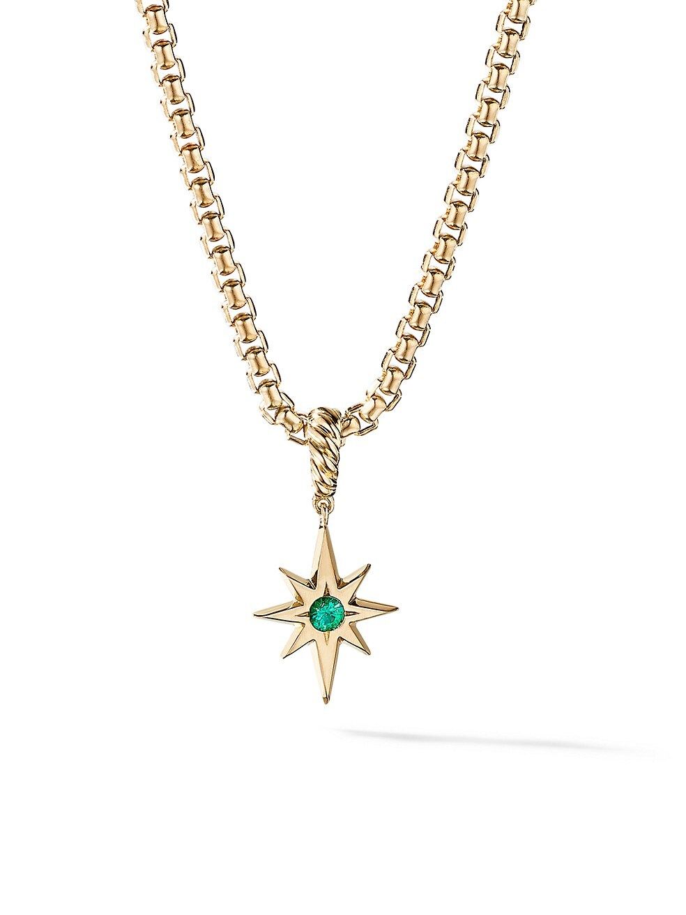 North Star Birthstone Charm In 18K Yellow Gold | Saks Fifth Avenue