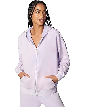 florence by mills Women's Cozy Crush Slouchy Sleeve Oversized Zip Hoodie | Amazon (US)