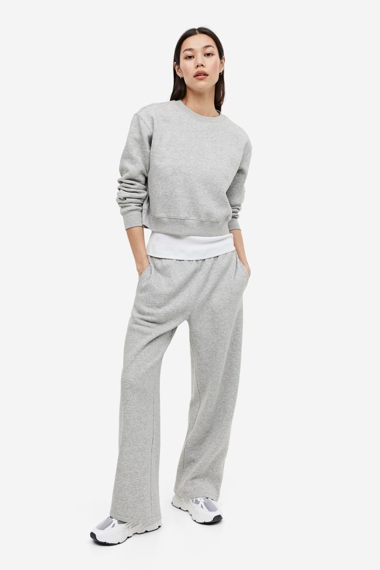 Sweatpants - Light gray melange - Ladies | H&M US | H&M (US + CA)
