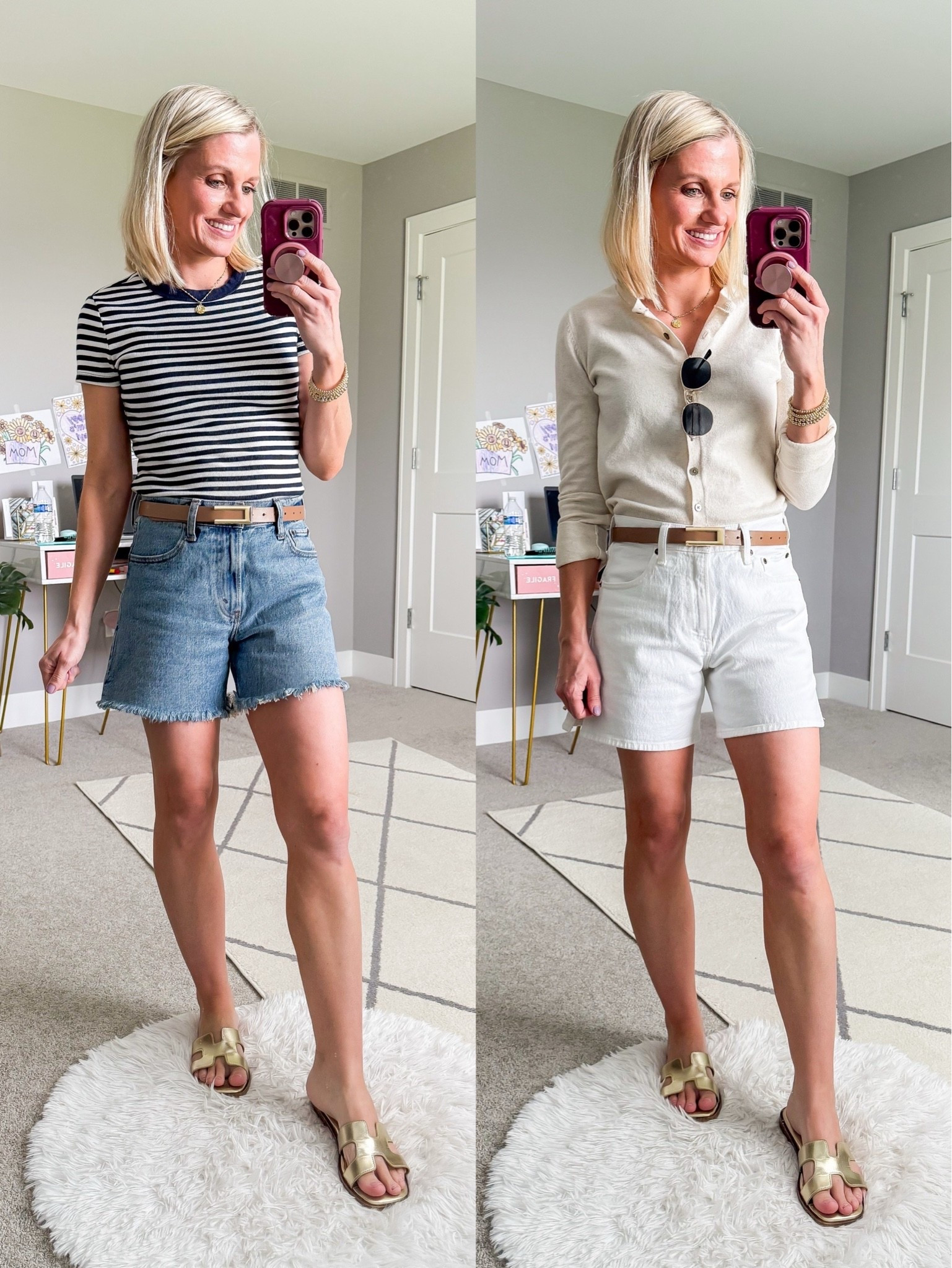 My favorite shorts from @abercrombie are the high rise dad shorts! They are a 5” inseam!

#LTKootd #LTKSaleAlert #LTKPetite