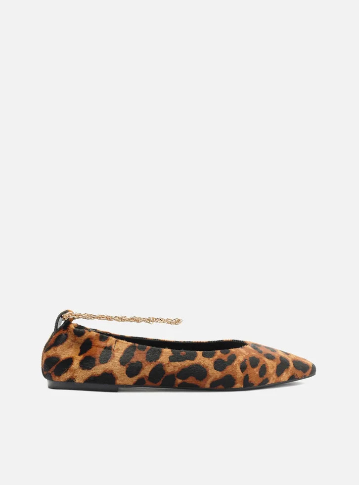 Sapatilha Animal Print Arezzo Tira Metálica | ZZ Mall (BR)