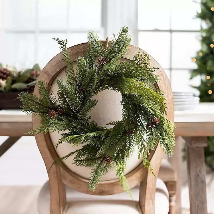 Mini Cedar and Pine Cone Wreath | Kirkland's Home