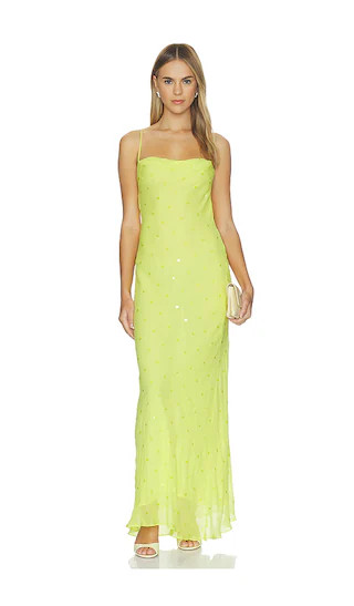 Arielle Slip Maxi Dress in Citrus | Revolve Clothing (Global)