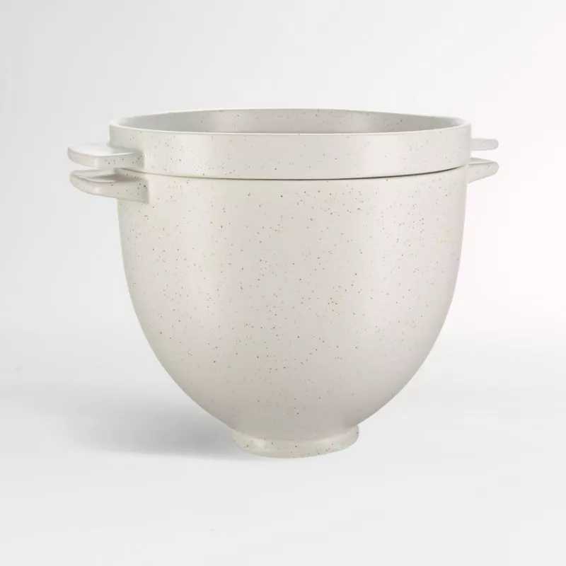 KitchenAid Stand Mixer Matte Black 5-Qt. Ceramic Mixing Bowl with Spout and  Handle + Reviews, Crate & Barrel