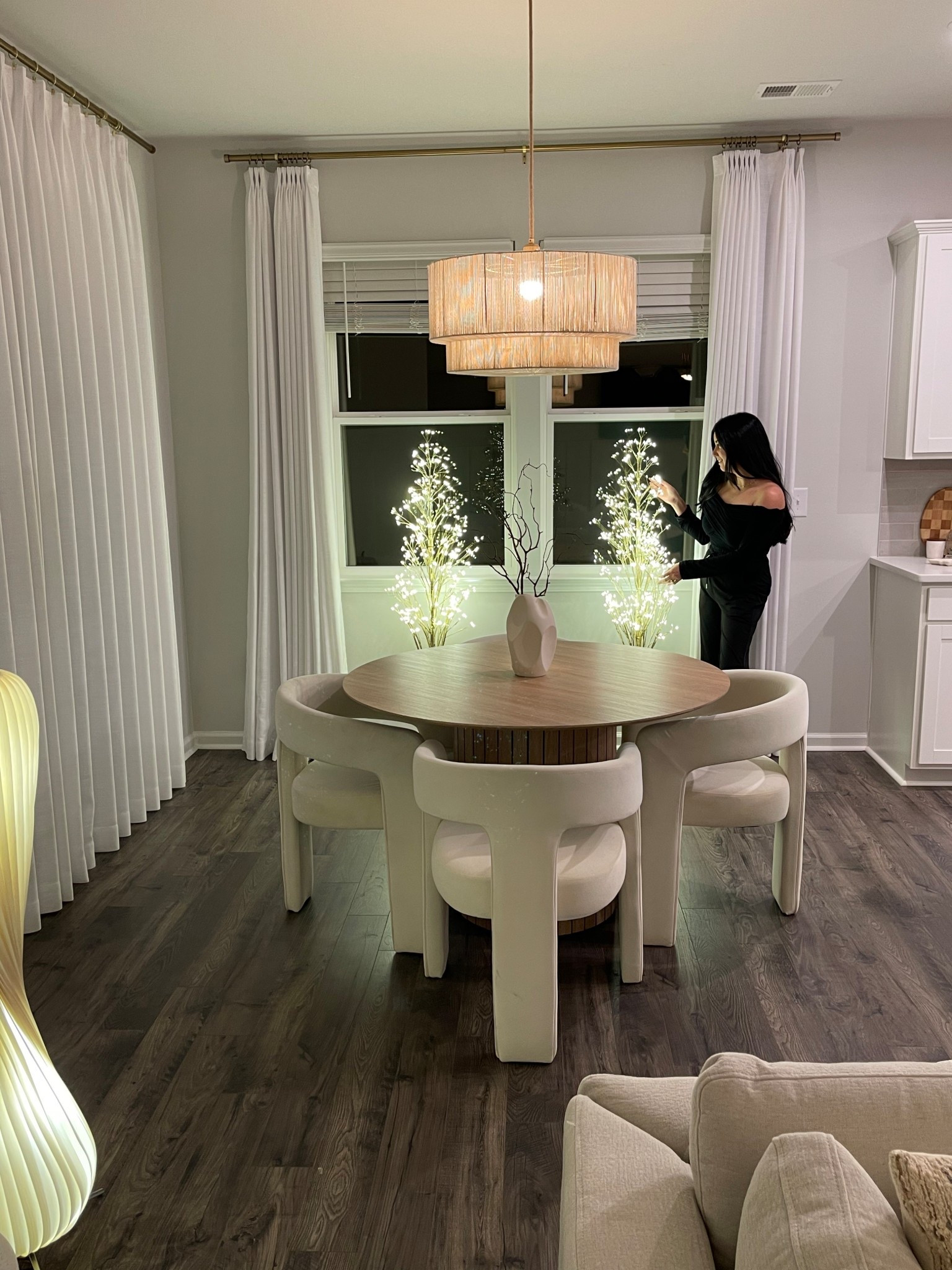 Trendy round fluted dining table on sale for only $198 

#LTKSeasonal #LTKHoliday #LTKHome