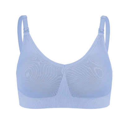 Bravado Body Silk Seamless Full Cup Maternity & Nursing Bra Hydrangea Blue | Well.ca