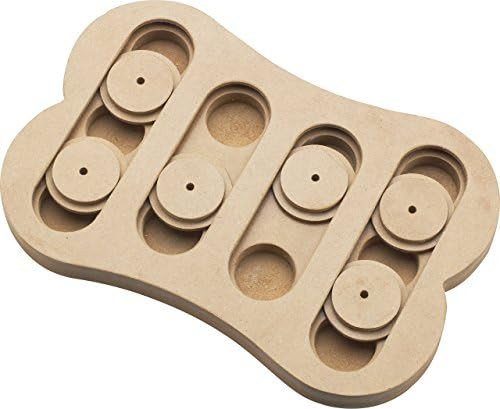 SPOT Ethical Pet Interactive Seek-A-Treat Shuffle Bone Toy Puzzle That Will Improve Your Dog's IQ... | Amazon (US)