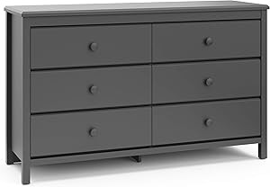 STORKCRAFT ALPINE 6 DRAWER DRESSER - GRAY | Amazon (US)