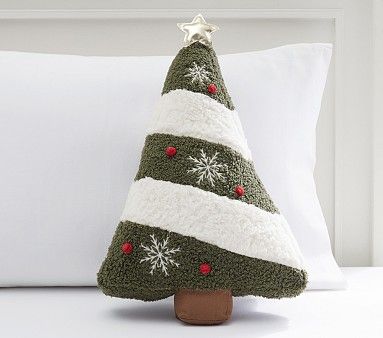 Light-Up Christmas Tree Pillow | Pottery Barn Kids