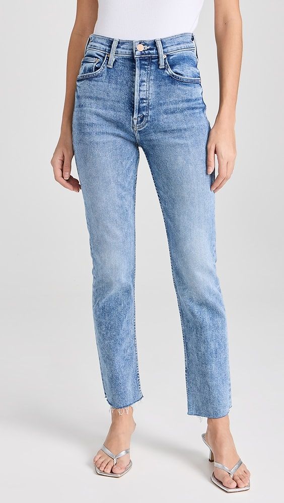 MOTHER The Tomcat Ankle Fray Jeans | Shopbop | Shopbop