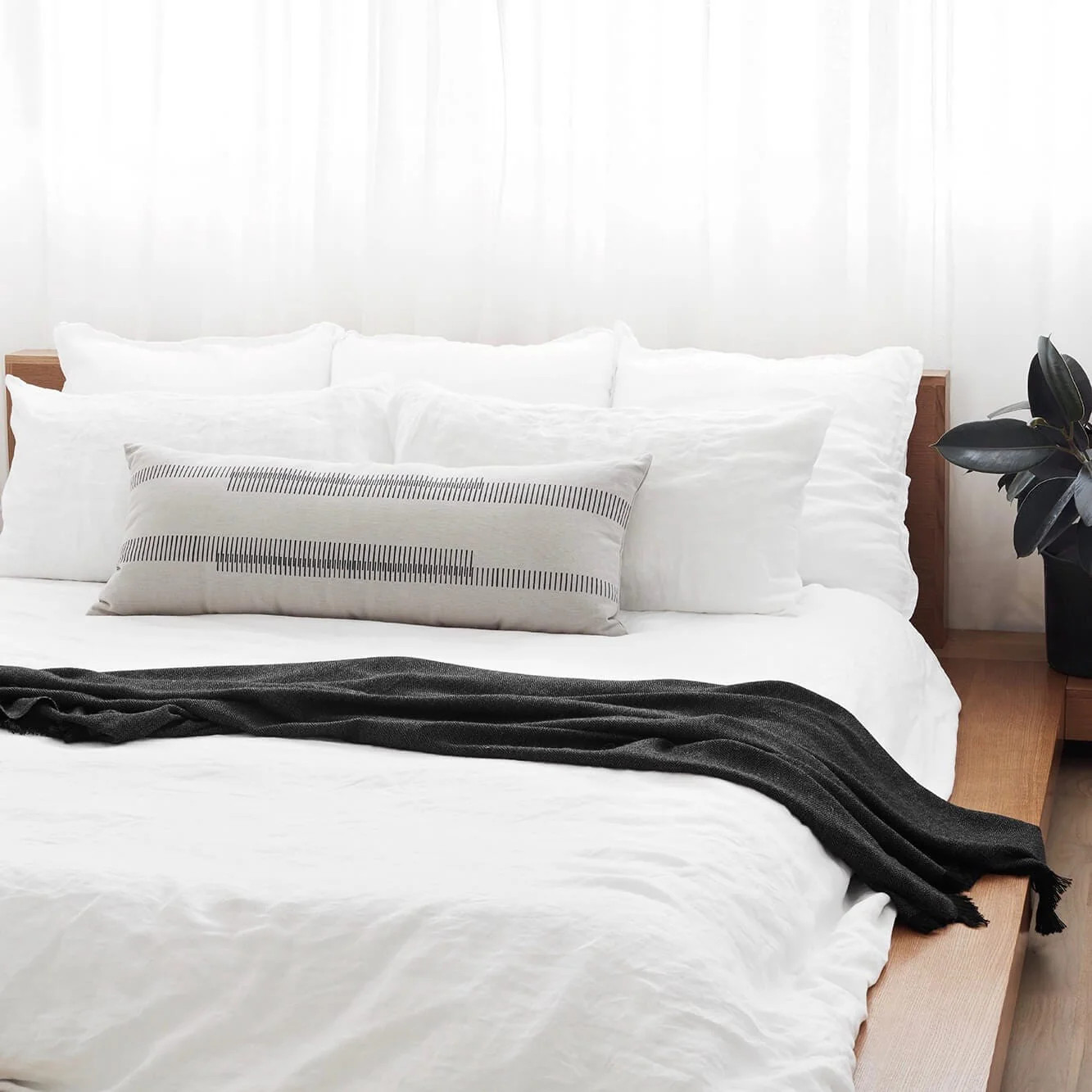 Stonewashed Linen Euro Shams   – The Citizenry | The Citizenry