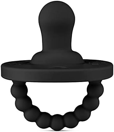 Ryan & Rose Cutie PAT Pacifier Teether (Flat, Black) | Amazon (US)