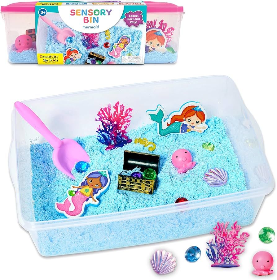 Creativity for Kids Sensory Bin: Mermaid - Mermaid Toys and Sensory Bins for Toddlers 3-4+, Senso... | Amazon (US)