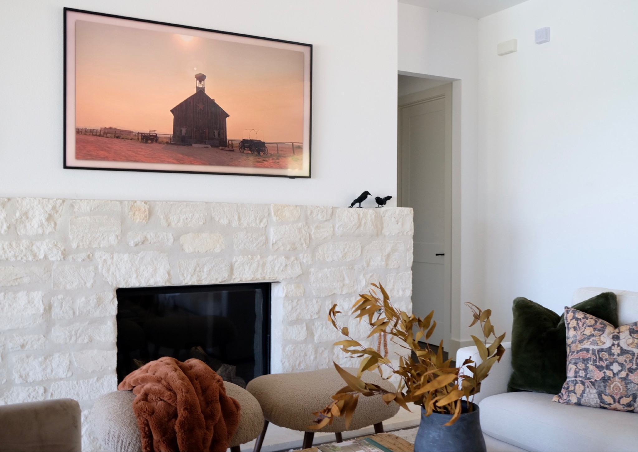 My favorite way to adjust our decor with the season is changing the photo on our frame tv. 

#LTKhome #LTKSeasonal #LTKHalloween