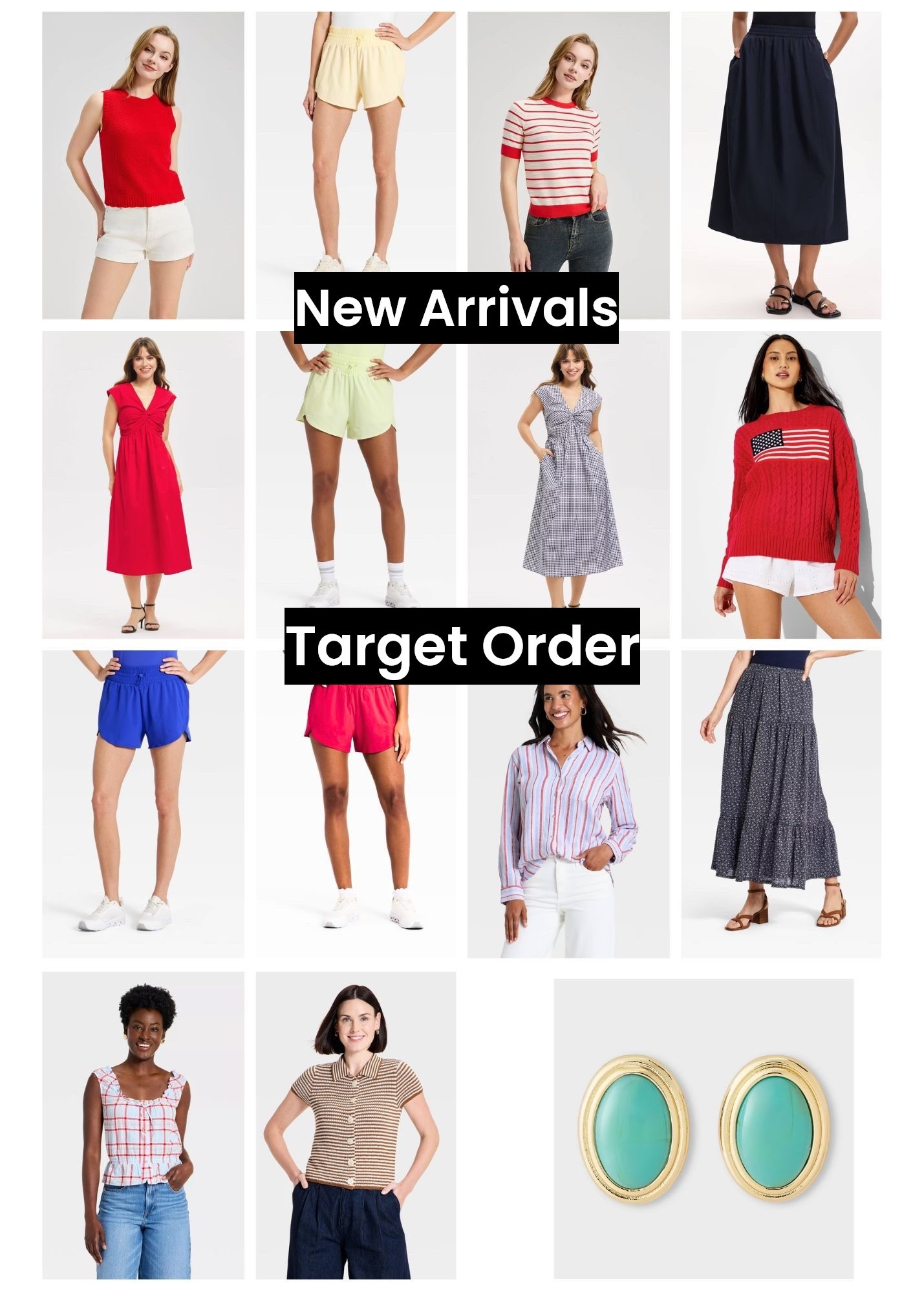 @Target new arrivals have me ready for an Americana summer! Can’t wait to try these items for you! So many will go so fast!