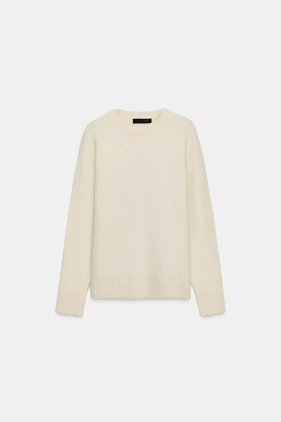 PLAIN KNIT JUMPER | Zara UK
