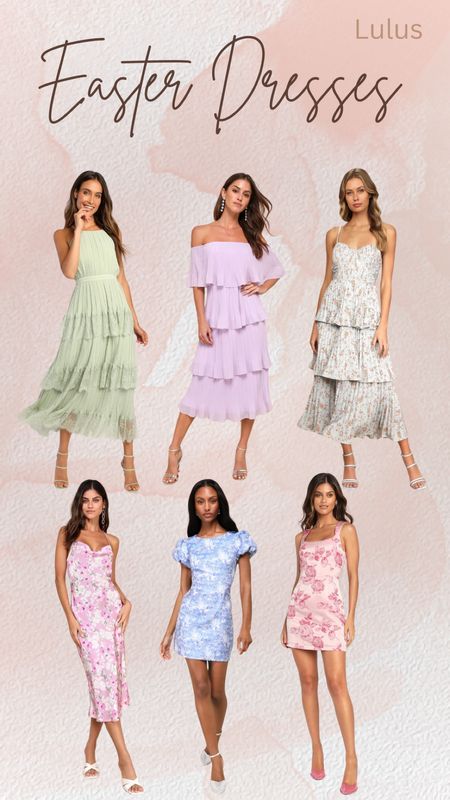 Easter / Spring dresses from Lulus
Under $100

#spring #lulus #easter #dress 

#LTKSeasonal #LTKfindsunder100 #LTKwedding